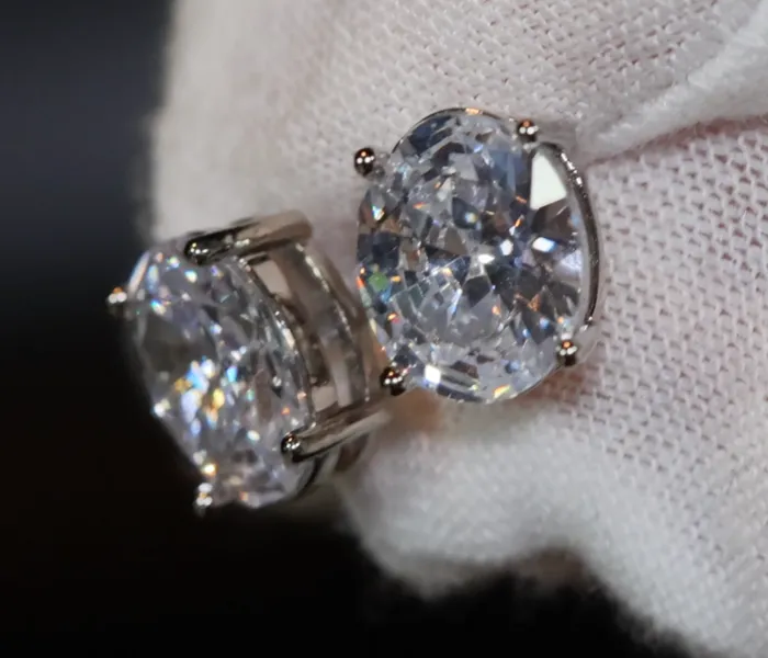 Womens Earrings Oval Diamond Earrings Diamond Ear Studs Stud Earrings Womens Ear Studs Ear Studs Lab Diamonds London Earrings