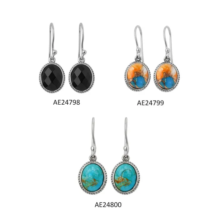 YoTreasure Earrings Black Onyx Solid 925 Sterling Silver Dangle Earrings YoTreasure Earrings Black Onyx Solid 925 Sterling Silver Dangle Earrings