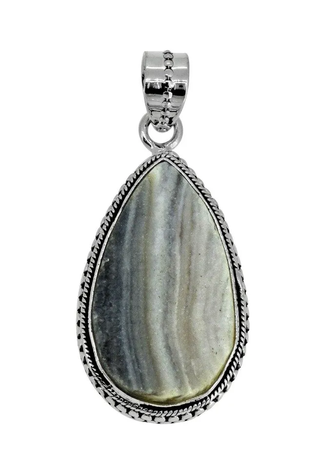 YoTreasure Necklaces 181 Desert Druzy Quartz Solid 925 Sterling Silver Chain Pendant Jewelry
